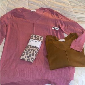 Old navy women sweatshirt set with leggings